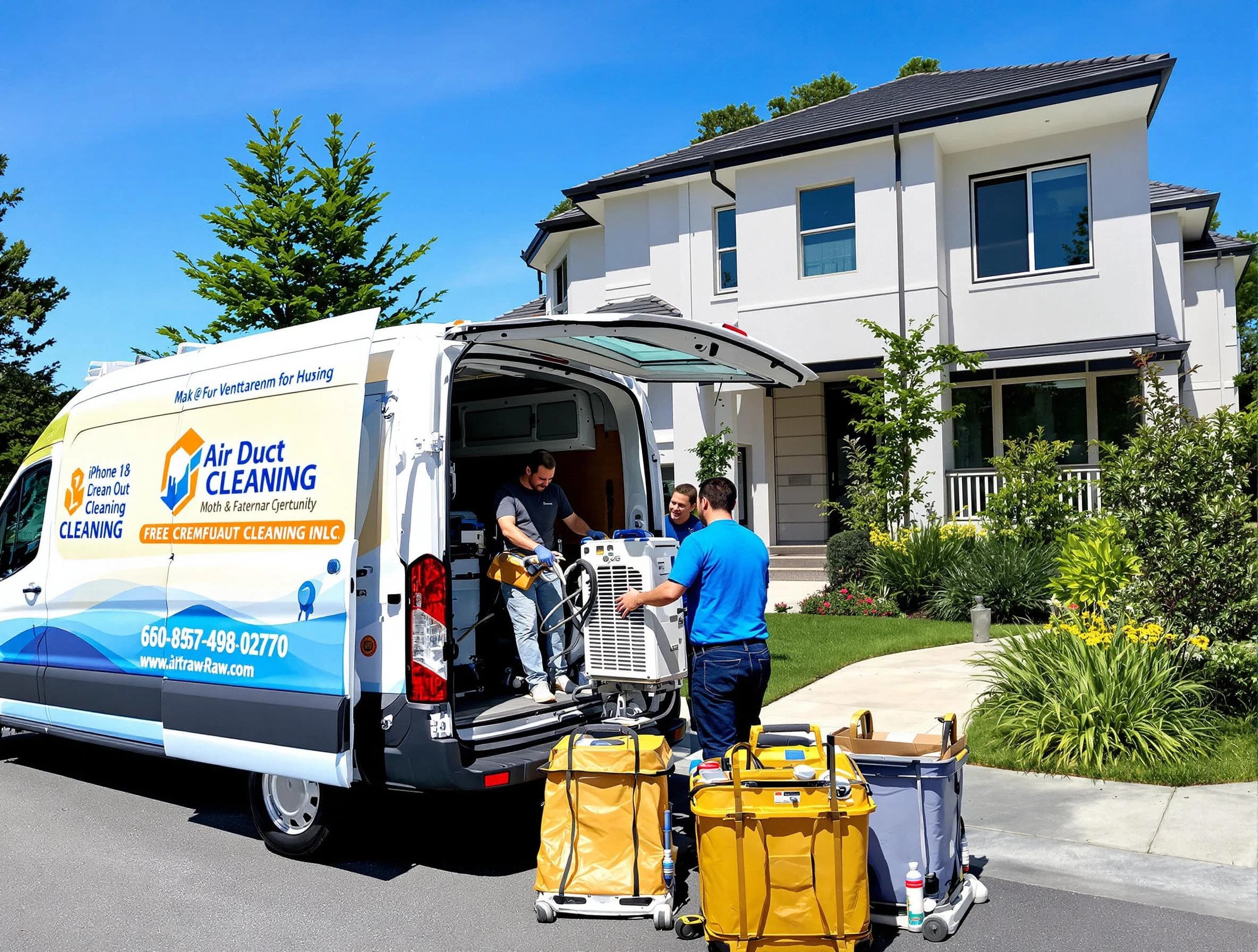 Forest Hills Air Duct Cleaning technician performing professional air duct cleaning in Forest Hills