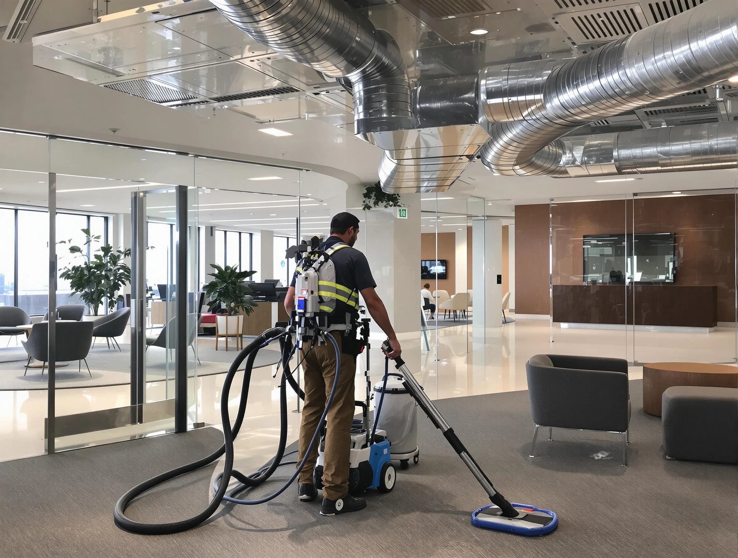 Commercial duct cleaning service by Forest Hills Air Duct Cleaning in Forest Hills