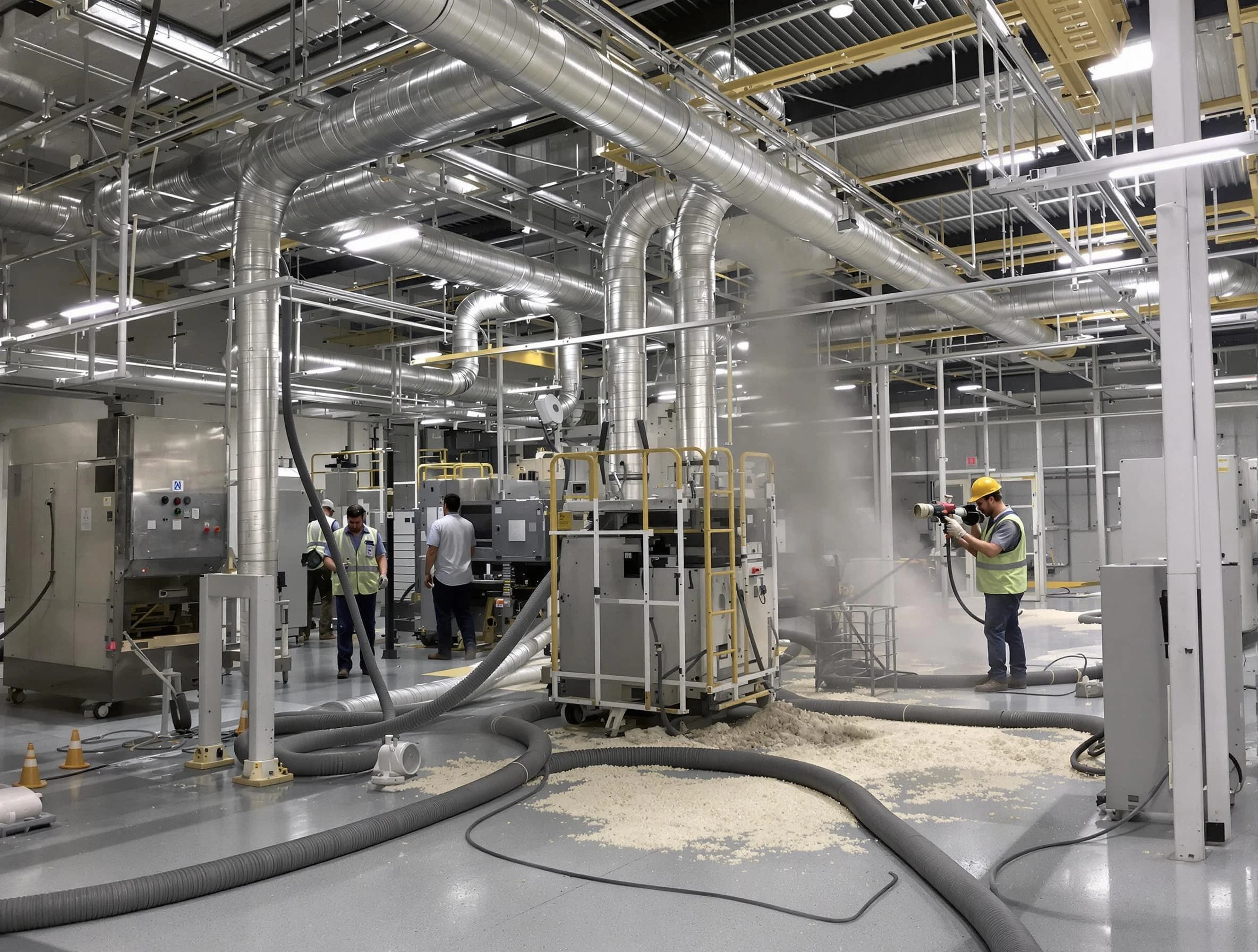 Heavy-duty industrial duct cleaning by Forest Hills Air Duct Cleaning in Forest Hills